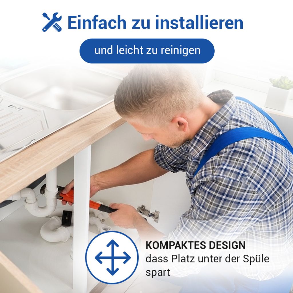 Aquade Geruchsverschluss Röhrengeruschverschluss Produktbild 6