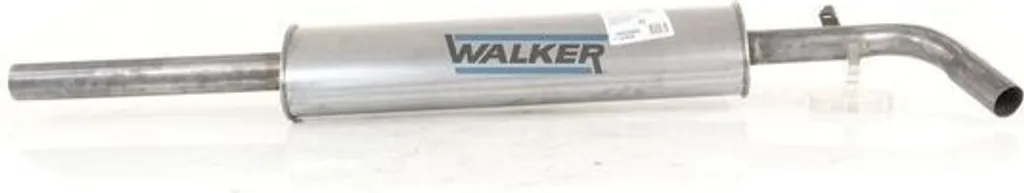 Silencieux central WALKER 22835 en acier aluminisé pour Scenic II et JM
