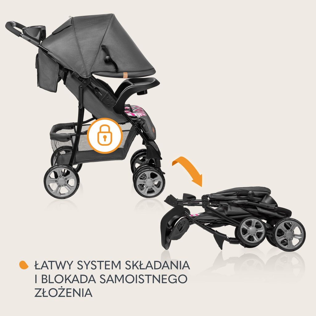 Lionelo Emma Buggy Malý skladací kočík s polohovaním do Obrázok produktu 27