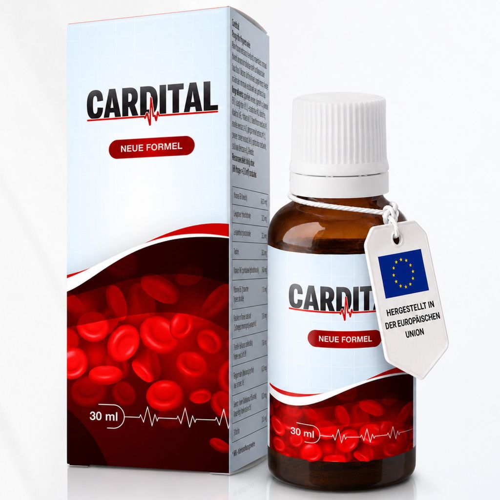 Cardital Herz Tropfen – Weißdorn, L-Arginin, L-Carnitin, Produktbild 