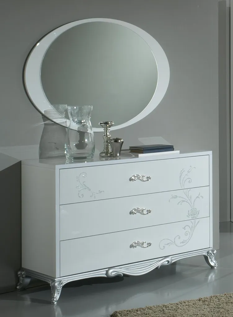 Miroir Ovale Lumineux Moderne pour Agrandir une Chambre avec Console