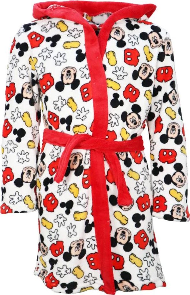 Disney Mickey Maus Kinder Mikrofaser Hausmantel Bademantel Produktbild 