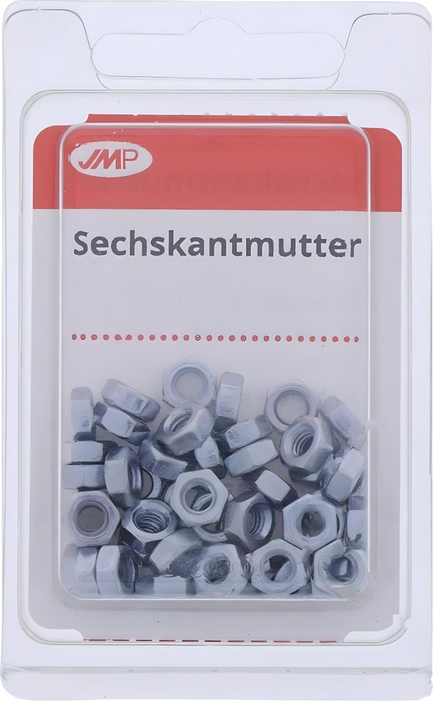 Sechskantmuttern JMP verzinkt M4 KL8 50 Stück