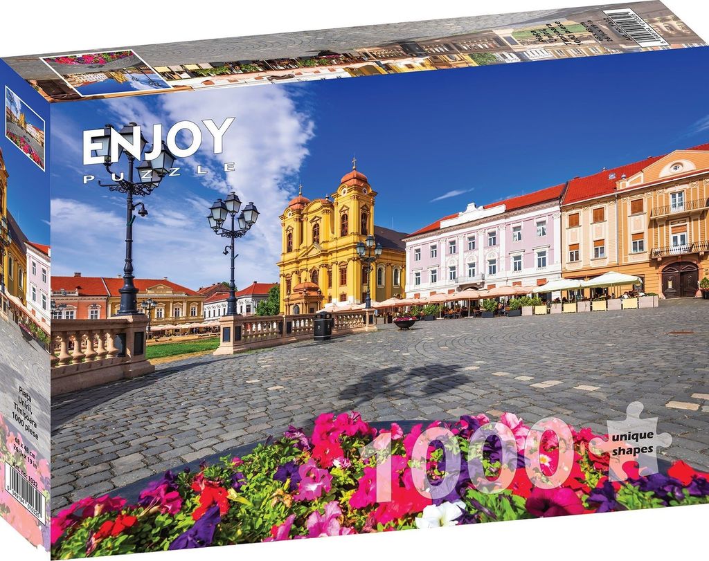 ENJOY Puzzel, Union Square, Timișoara, Roemenië, 1000 Productafbeelding 