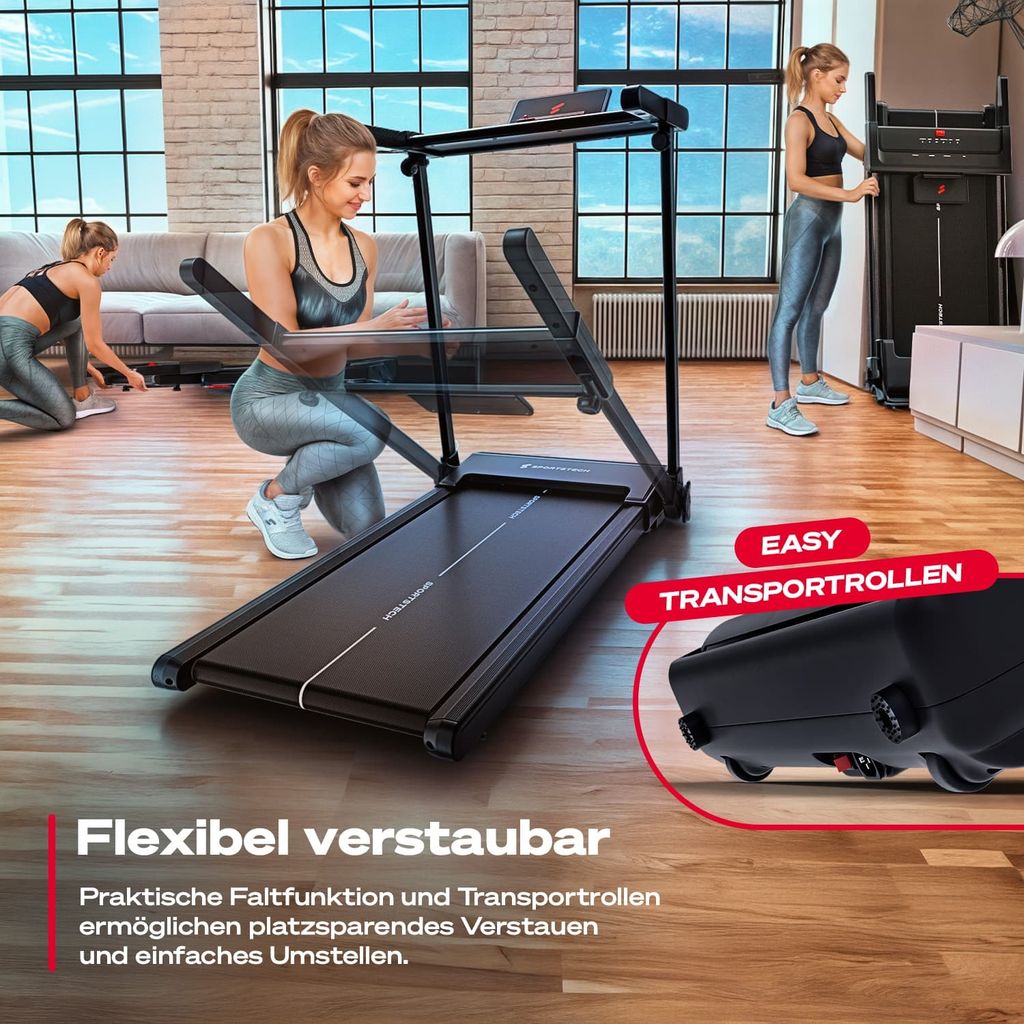 Sportstech Laufband sProRun | 16 km/h Treadmill | 11,5 % Produktbild 4