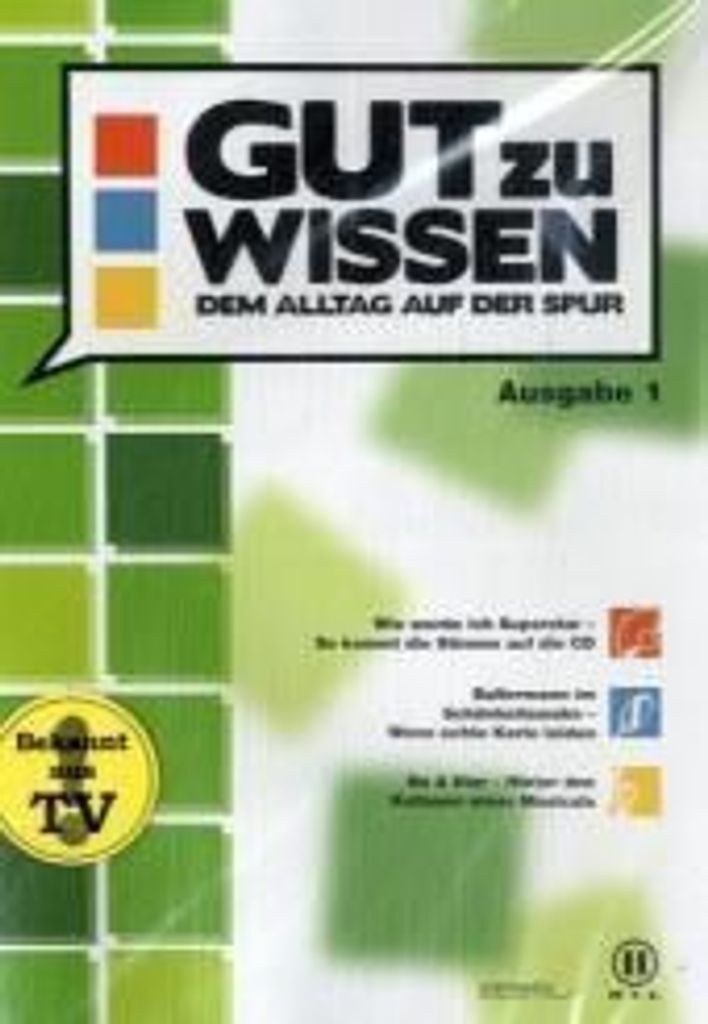 Gut zu Wissen - Ausgabe 1
