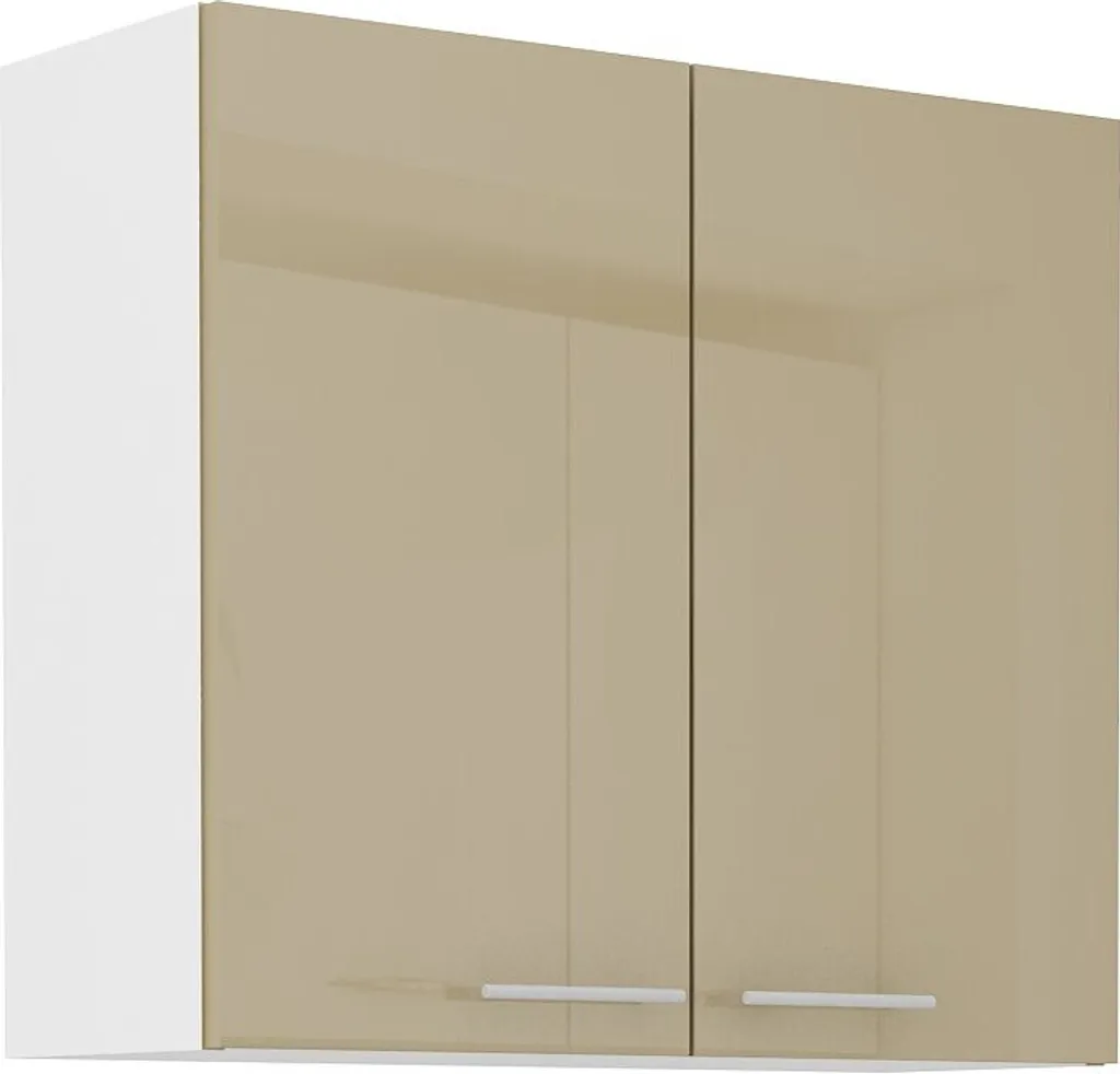 Mobile Superiore Cucina LAJLA 80 cm Cappuccino | Design Moderno 2 Ante