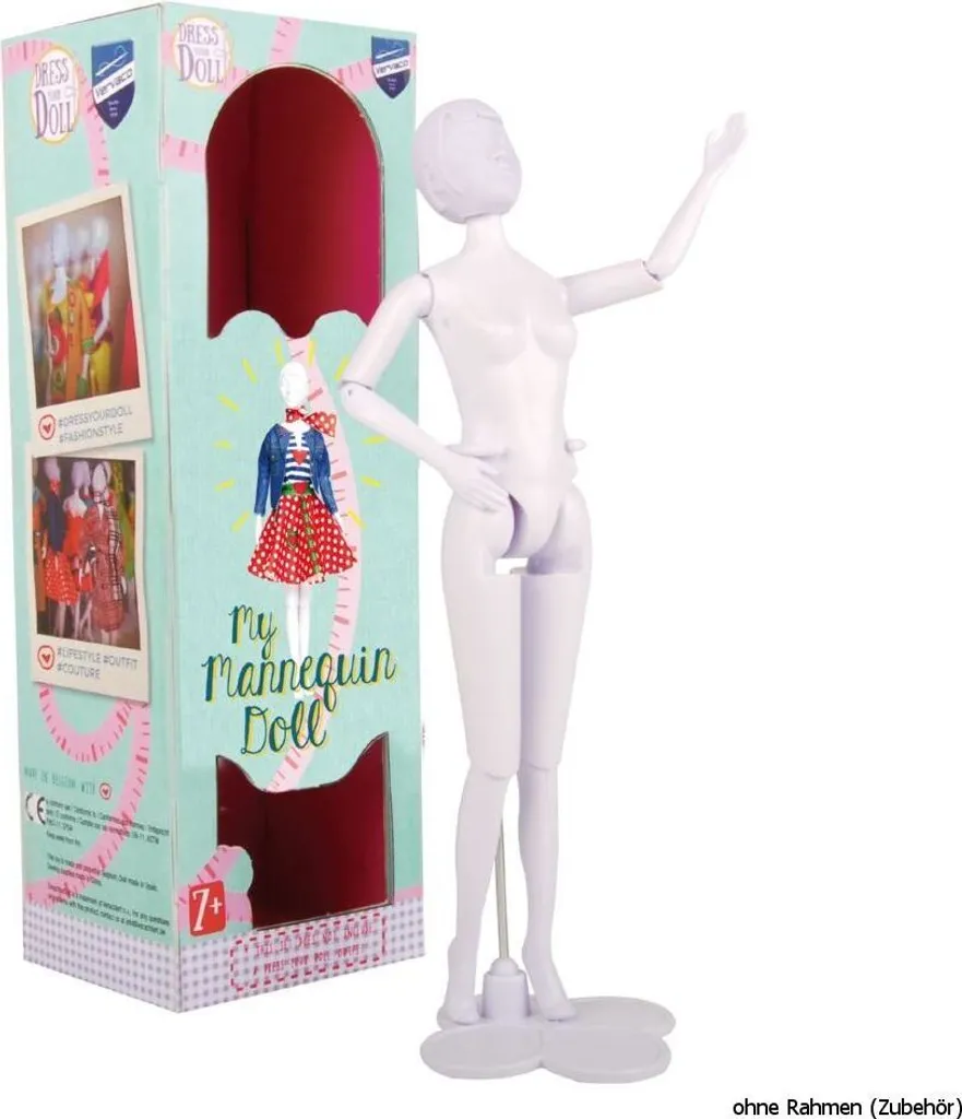 Poupée mannequin 29cm My Couture pour créer des vêtements de mode