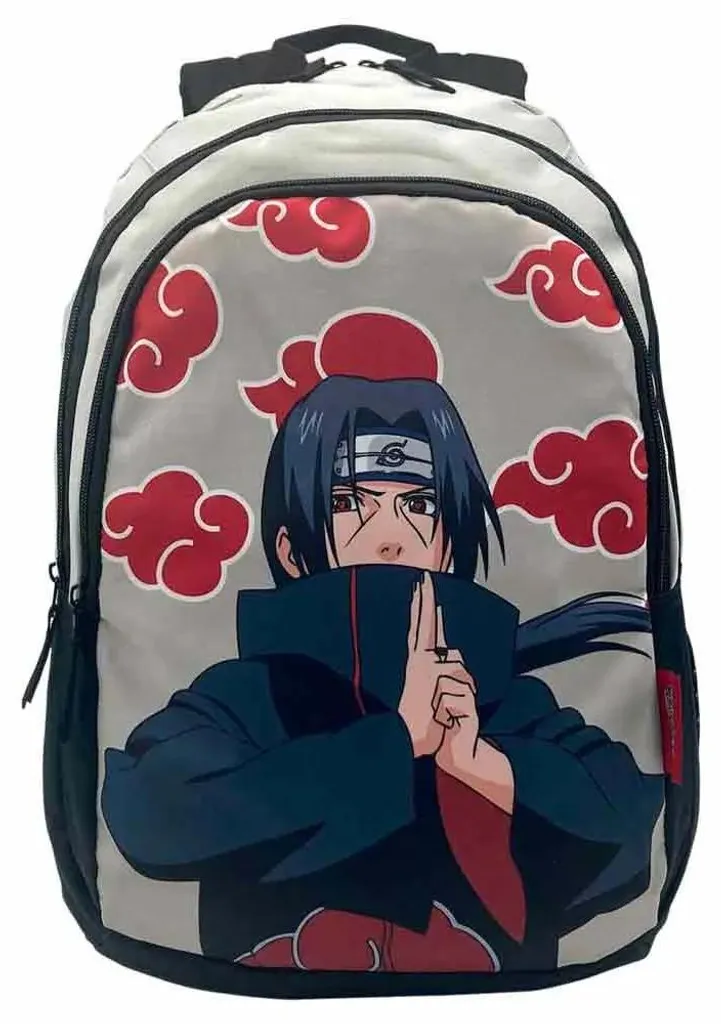 Grand Sac à dos Naruto Itachi pour Collège et Lycée - Confort Dos