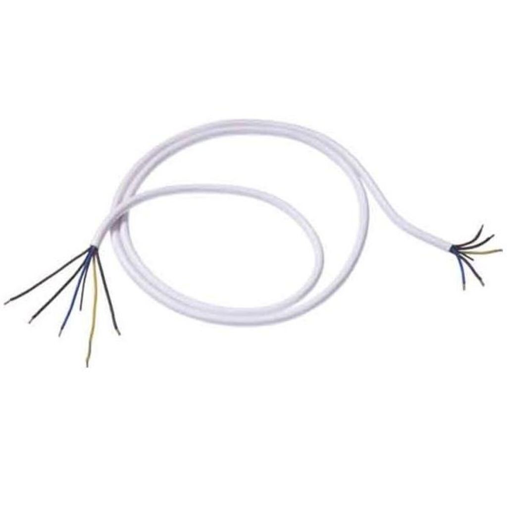 BACHMANN Herdleitung 1,5 m weiß 5G1.50, AEH/AEH H05VV-F 5G1.50 Unverpackt