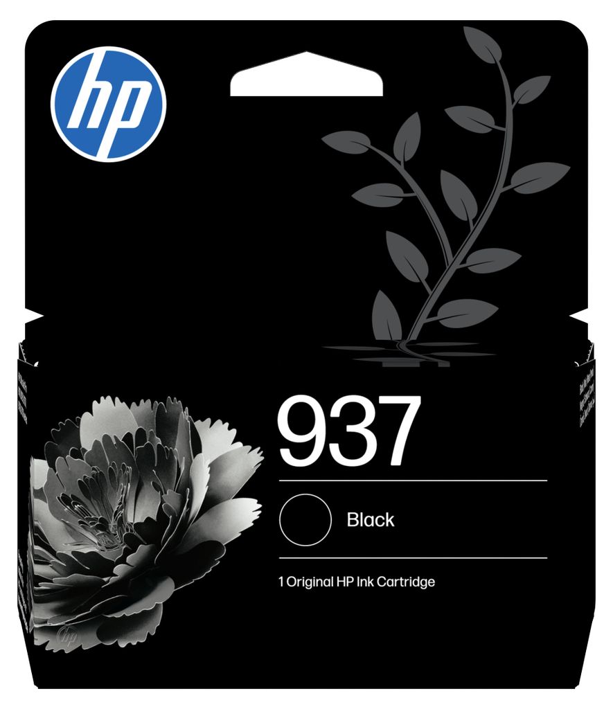 HP 4S6W5NE Tintenpatrone schwarz No. 937 Produktbild 