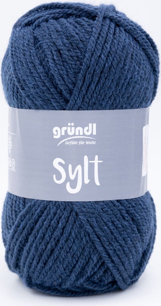 Gründl Wolle Sylt Garn 80% Polyacryl 20% Wolle 100g 130m Produktbild 