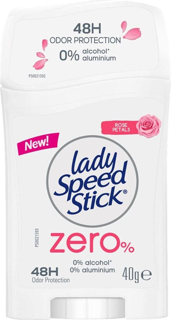 Lady Speed Stick | Deodorant-Stift - Rose Petals - 40 g - 48h Schutz - Enthält Bienenwachs