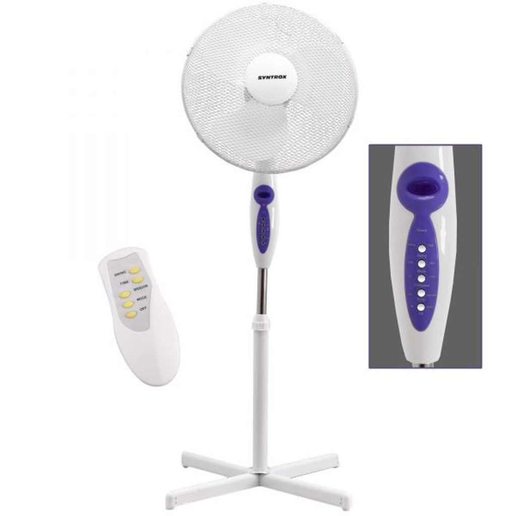 Syntrox SVT-50W Digitaler Standventilator mit Fernbedienung Produktbild 