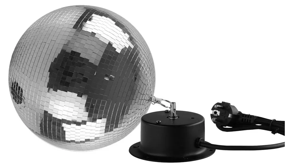 Palla a Specchio per Feste 30cm - Set Completo Motore e Sfera Specchi - 2