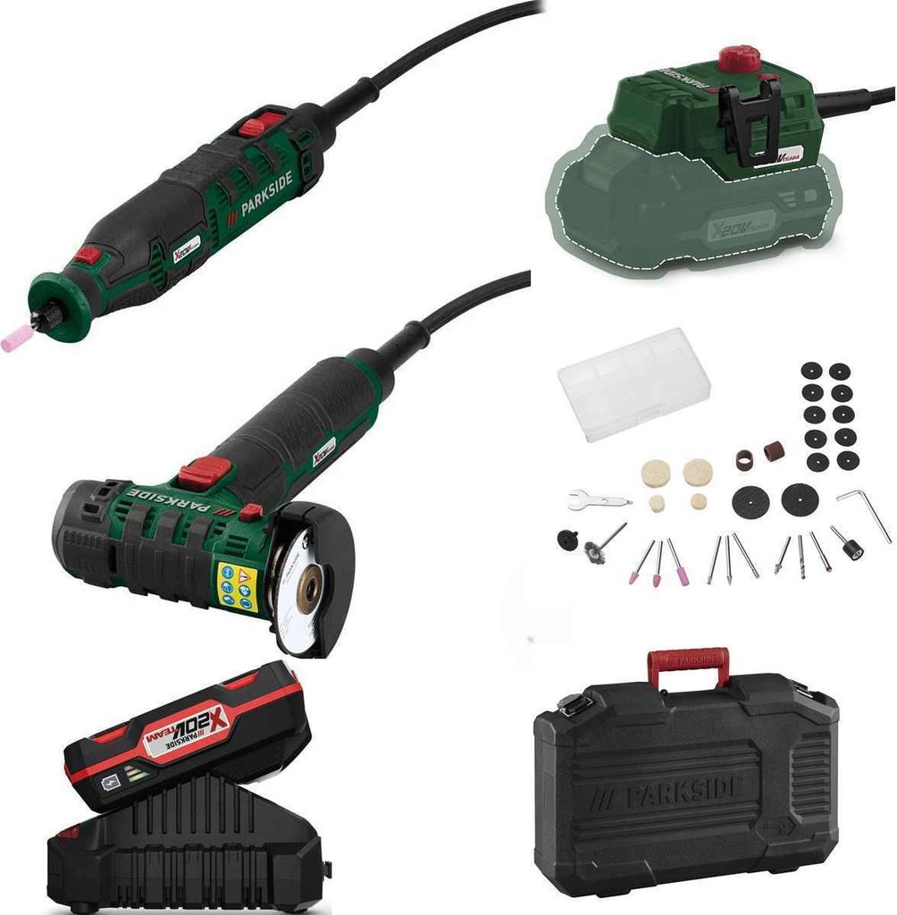PARKSIDE 20 V Akku-Modellbau-Set PMBSA 20-Li im Koffer mit Produktbild 