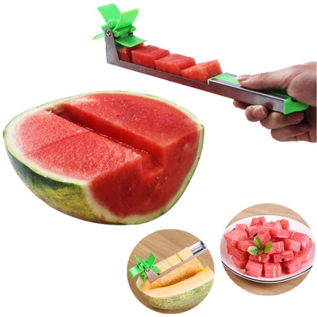 Melonen Scheibenschneider Wassermelone Slicer Messer Wassermelonenschneider DE 