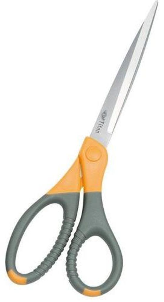 WEDO Schere TITAN plus spitz Länge: 250 mm grau/gelb