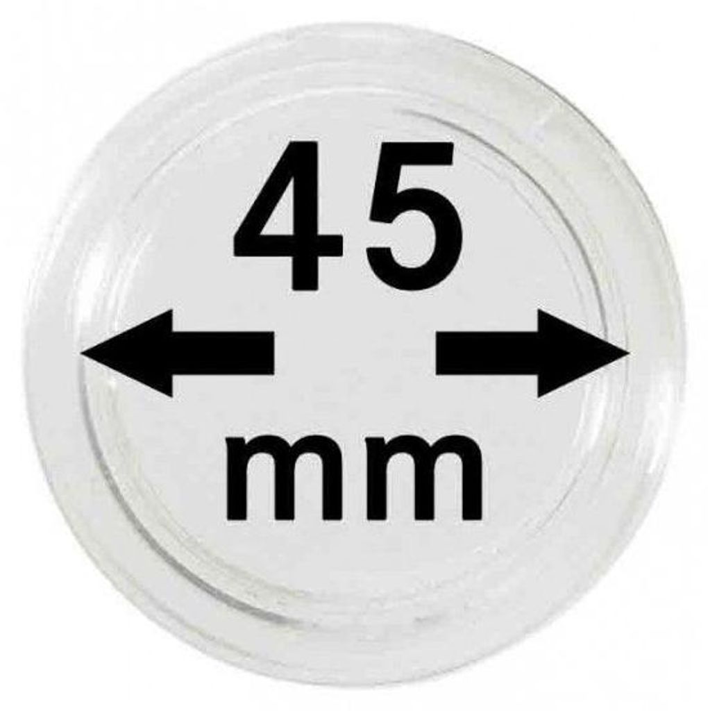 Lindner S22704500P Münzkapseln 45.00 mm-10er Pack Produktbild 