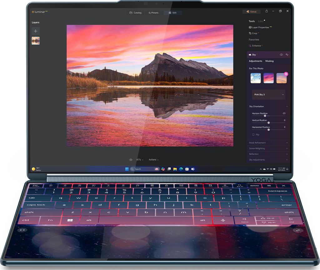 Lenovo Yoga Book 9 14IAH10 - Tablet - Core Ultra 7 255H - Win 11 Home - Arc Graphics 140T - 32 GB RAM - 1 TB SSD