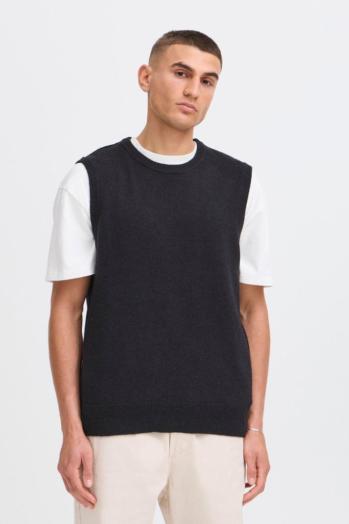 !SOLID SDRICK Herren Pullunder Feinstrick Strickweste Wollmischung regular fit