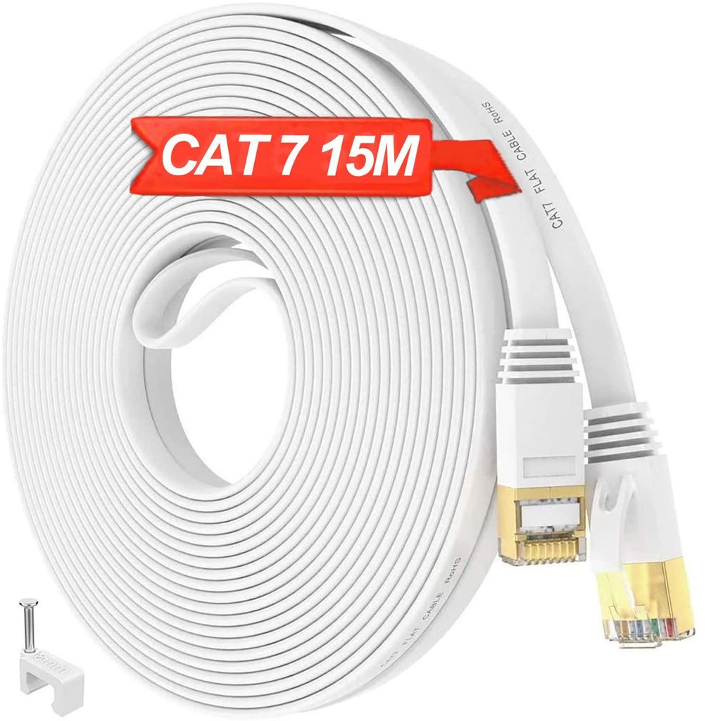 15 Meter LAN Kabel Cat 7 15m Netzwerkkabel Produktbild 