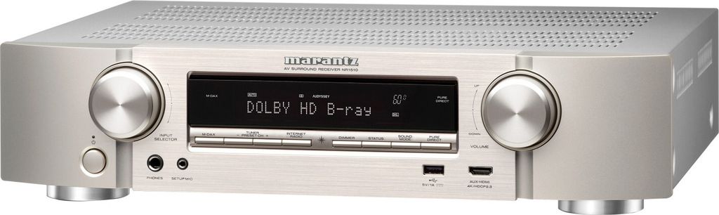 Marantz NR1510/N1SG silber 5.2 Slim Design Receiver inkl. Produktbild 