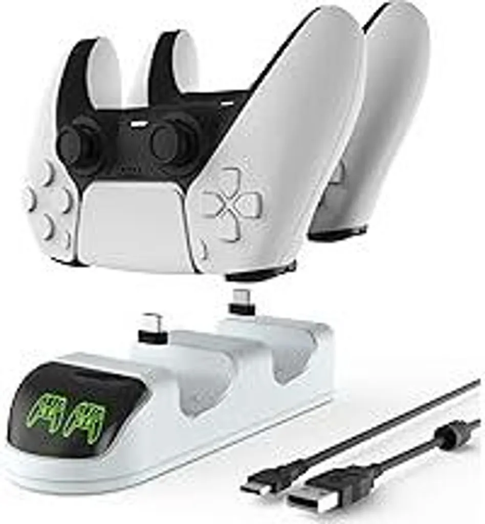 Stazione di Ricarica PS5: DualSense Ready con Chip 2 Ore Fast Charge