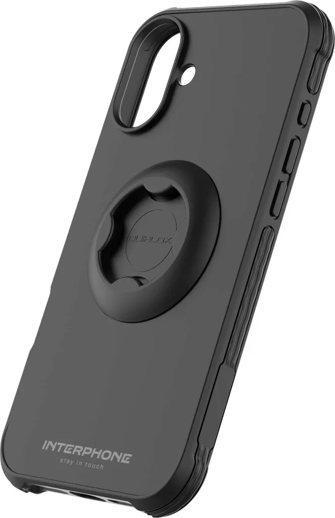 Étui GPS Moto pour iPhone 16 Plus - Quiklox Handycase Haute Visibilité