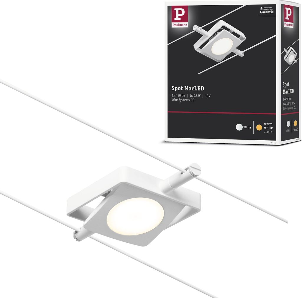 Paulmann CorDuo LED Seilsystem MacLED Einzelspot