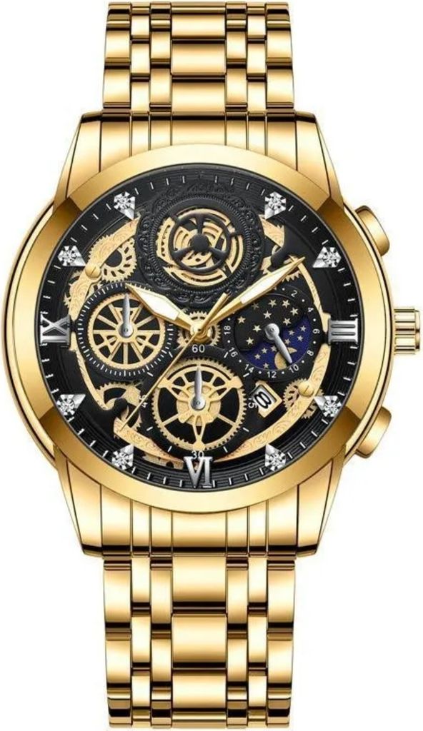 Elegante Herren Uhr Gerard in Gold - und Stilvoll KP33698