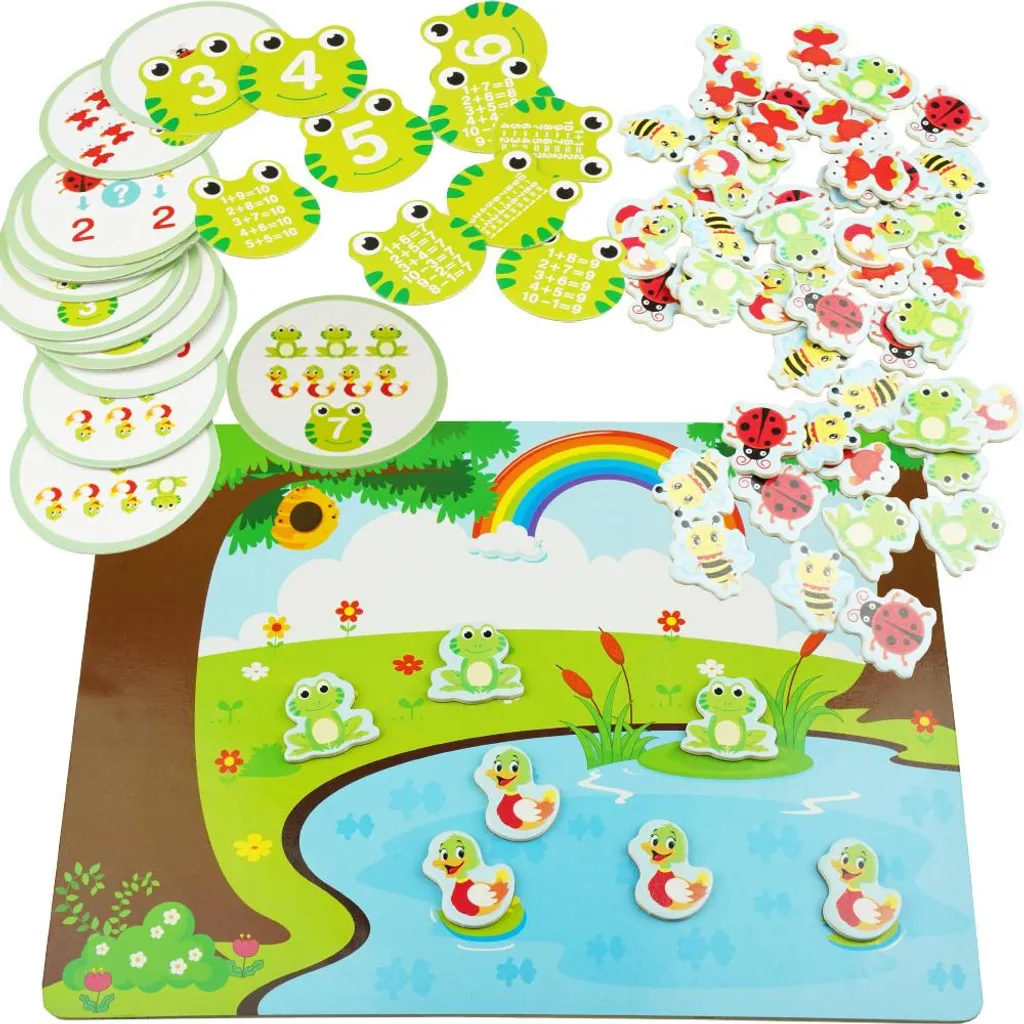 Puzzle magnétique bois anti-frustration pour apprendre les couleurs