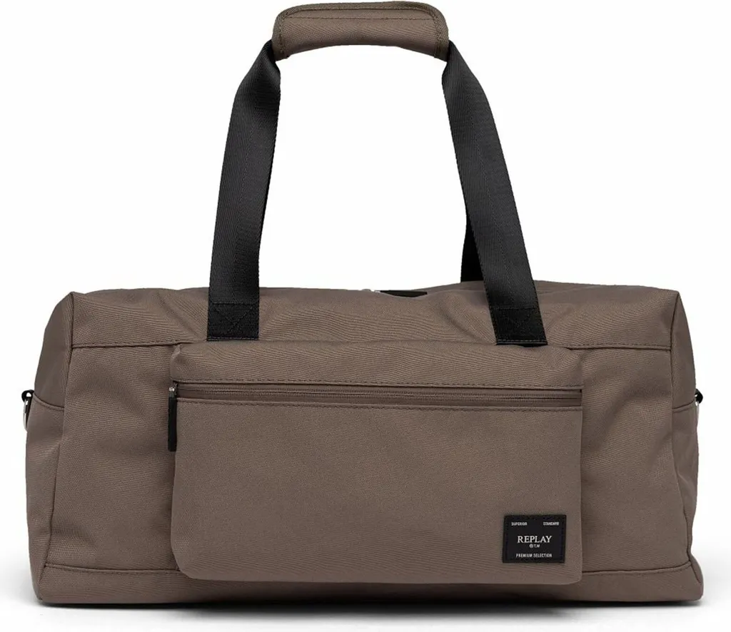REPLAY Borsa da Viaggio Weekender Walnut Grigio Talpa | Offerta
