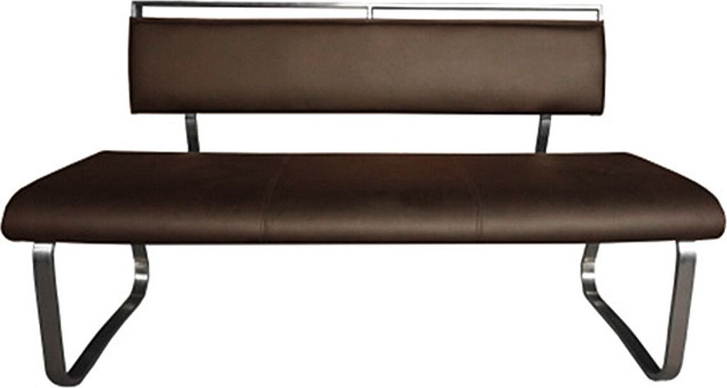 Grace Sitzbank 175 Edelstahl Braun