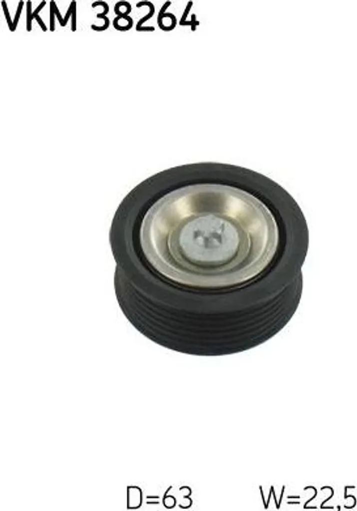 Rouleau de guidage de courroie SKF VKM 38264 compatible Mercedes-Benz