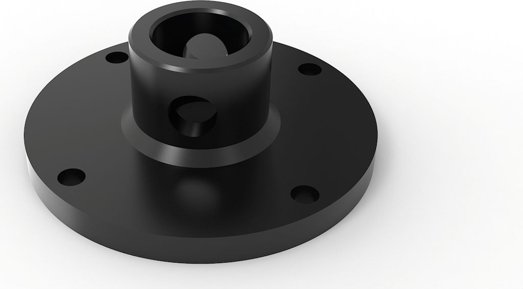 Joma-Tech Rotatorflansch Ø 60 mm ohne Befestigungsset für Drehmotor, Rotator, Verladezange