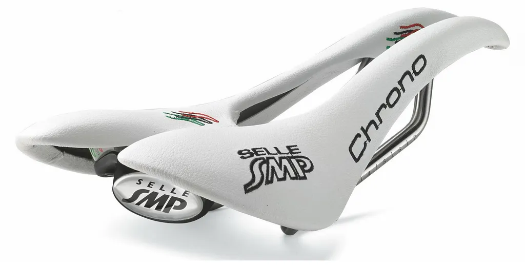 Selle SMP Chrono White anti douleur périnéale et engourdissement