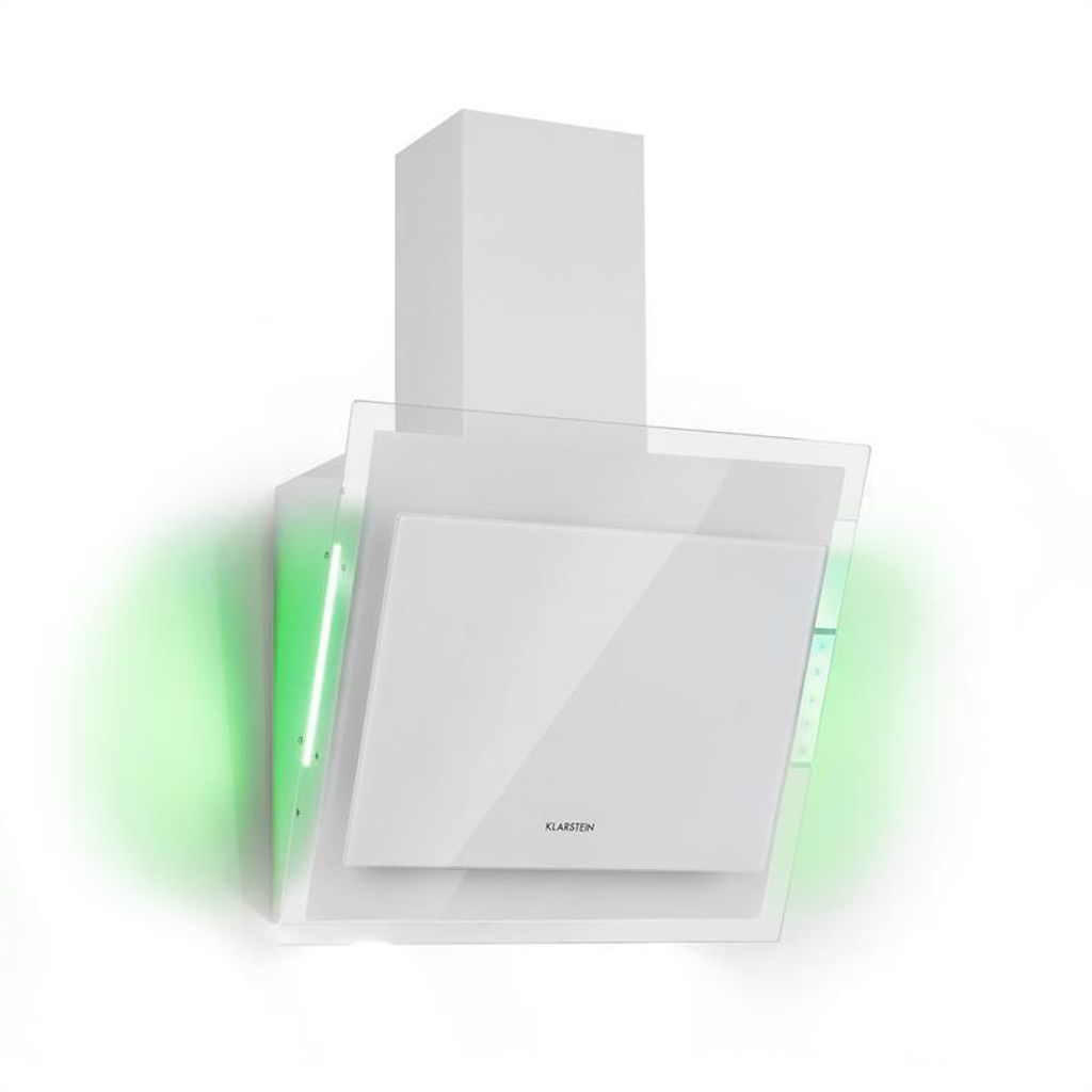 Klarstein Dunstabzugshaube Kopffrei, Abzugshaube, Dunstabzugshaube mit Aktivkohlefilter, Abluft Dunstabzugshaube, Aluminium-Fettfilter, Leiser Umlu...