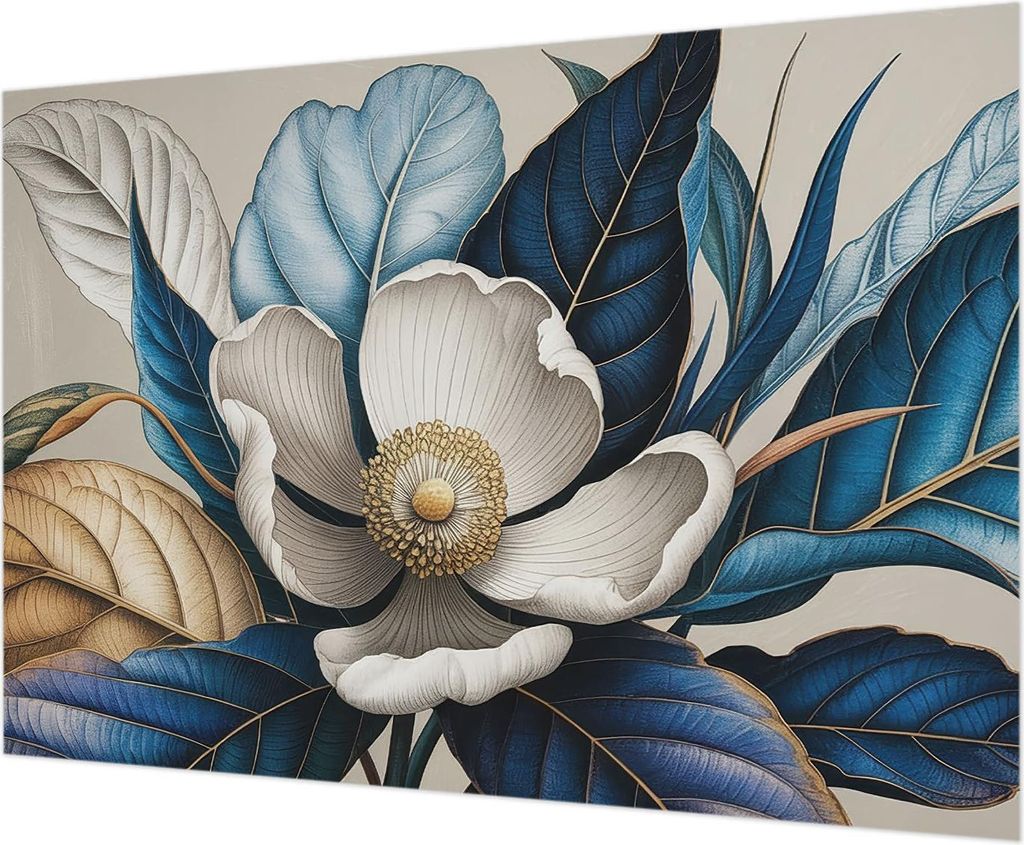 Wandtapete - Dekorative Tapete für Wohnzimmer - Tapetenfolie für Wanddekoration - 312x219 cm - Elegante Flora