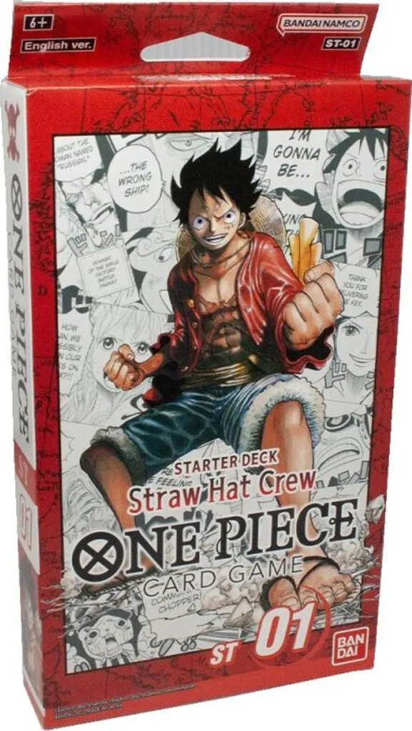 Jouer au One Piece Card Game : Deck Straw Hat Crew ST-01 Prêt à l'Emploi