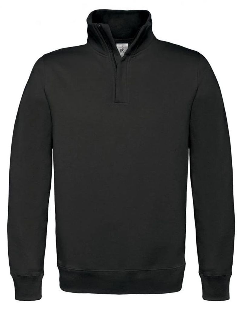 B&C - "ID.004" Sweatshirt für Herren/Damen Uni LT1776 (XXL) (Schwarz)
