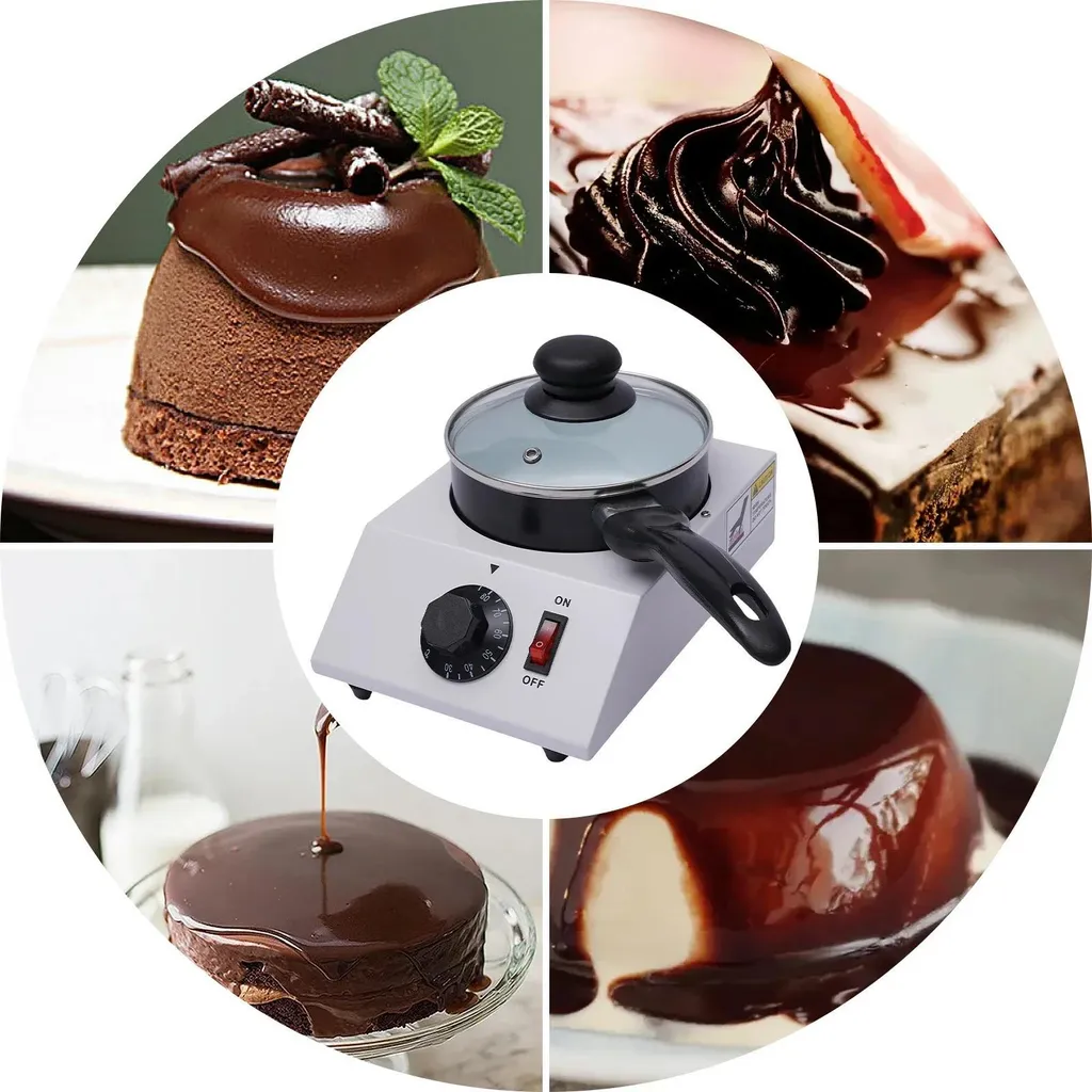 Machine à tempérer le chocolat 30-85°C - Chauffe douce 40W cuve noire