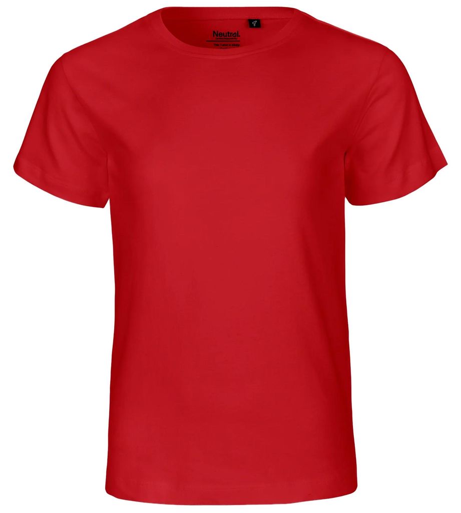 Neutral - T-Shirt für Kinder, kurzärmlig LT4895 (98) (Rot)
