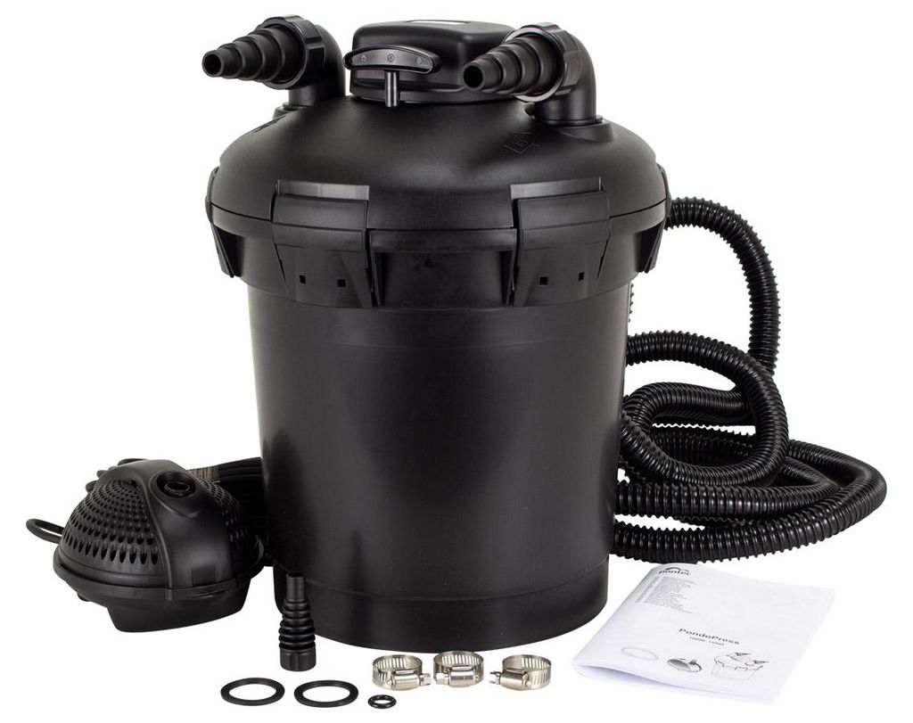 Pontec Teich Druckfilter Set PondoPress 10000 Inkl Pumpe Produktbild 