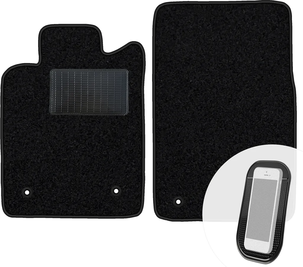 Tappetini Auto in Velluto per Opel Vectra B | Design moto-MOLTICO Nero