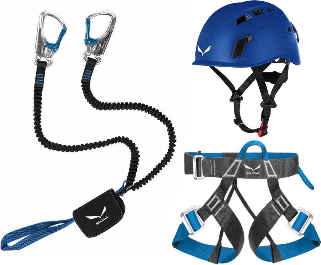 SALEWA Klettersteigset Via Ferrata Premium Attac und Ferrata Evo Klettergurt