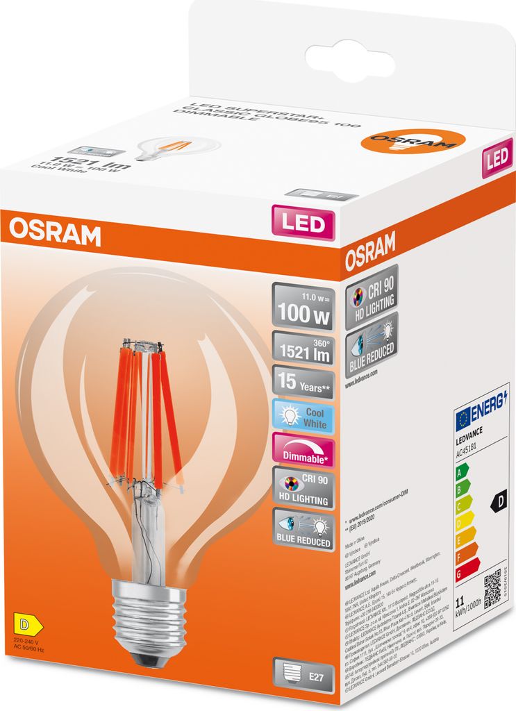 OSRAM Superstar stmívatelná LED žárovka s obzvláště vysokým Obrázek produktu 2