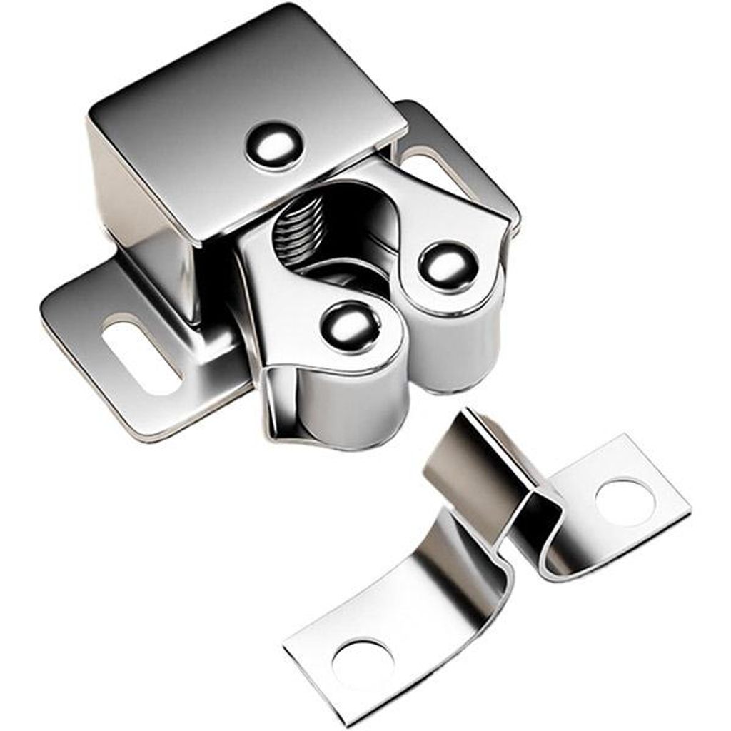 Nábytkové dverové západky Rollerlock 10 kusov strieborné Obrázok produktu 