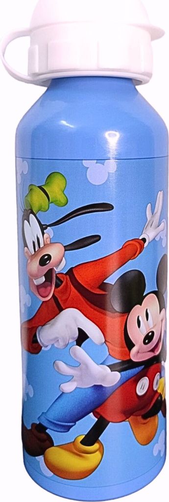 Mickey Mouse Alu-Trinkflasche 520 ml- Disney Kinder Sport-Trinkflasche BPA frei