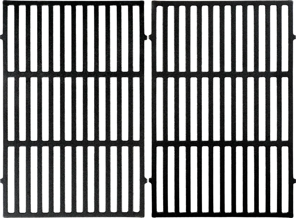Grille de grill en fonte massive 30x44,5cm, marquage parfait des viandes
